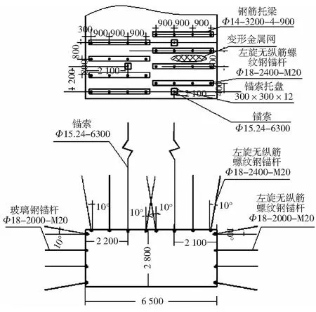 厚煤顶大断面开切眼支护技术改造实践
