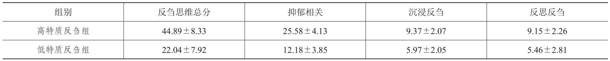 瑜伽训练对大学生反刍思维人格的干预研究