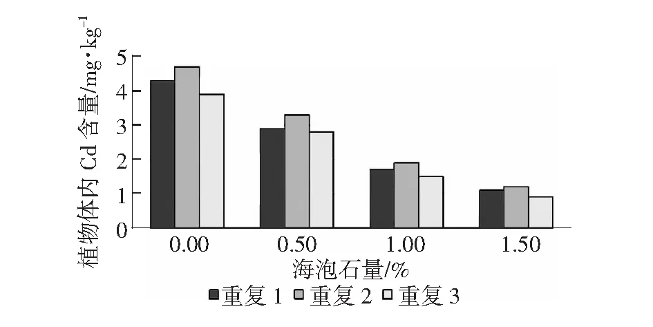 海泡石对菜地土壤Cd污染的影响