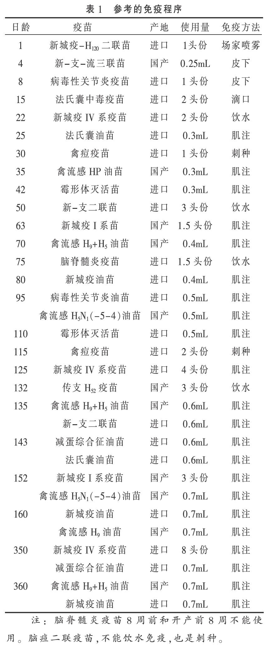 父母代肉种鸡饲养管理实践（四）
